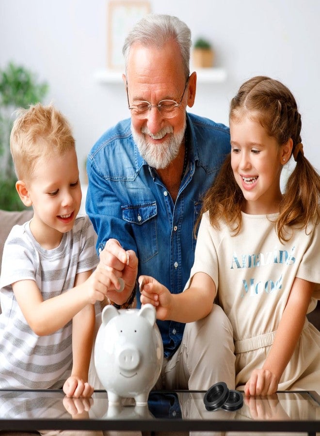 SHOWERORO Round Rubber Piggy Bank Plugs 1.5 Inch Replacement Stoppers for Money Saving Boxes Secure Fit Durable Coin Bank Bottom Caps for Toys and Home Use - Image 4